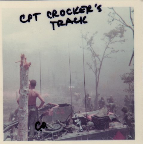 Cpt Crocker Cmd Track  34 Track in Michelin Rubber Plantation 1969
